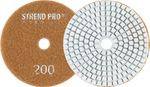 Disc Strend Pro Premium P200, 100 mm, polishing, diamond, hook and loop, for wet polishing and grind
