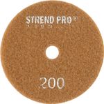Disc Strend Pro Premium P200, 100 mm, polishing, diamond, hook and loop, for wet polishing and grind