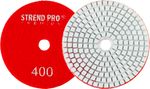 Kotúč Strend Pro Premium P400, 100 mm, leštiaci, diamantový, suchý zips, za mokra leštenie brúsenie