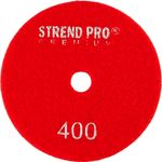 Kotúč Strend Pro Premium P400, 100 mm, leštiaci, diamantový, suchý zips, za mokra leštenie brúsenie