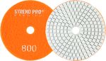 Kotúč Strend Pro Premium P800, 100 mm, leštiaci, diamantový, suchý zips, za mokra leštenie brúsenie