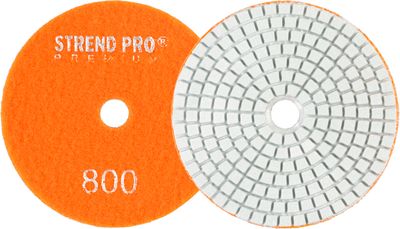Kotúč Strend Pro Premium P800, 100 mm, leštiaci, diamantový, suchý zips, za mokra leštenie brúsenie