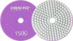 Kotúč Strend Pro Premium P1500, 100 mm, leštiaci, diamantový, suchý zips, za mokra leštenie brúsenie