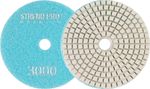 Disc Strend Pro Premium P3000, 100 mm, polishing, diamond, hook and loop, for wet polishing and grin