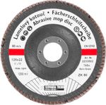 Tárcsa 765X STD, 125x22,2mm, P080, lamellás, T29 ferde, Zirkon