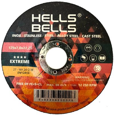 Disc Hells Bells 230x7.0x22.2mm, T27, Extreme