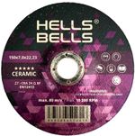 Hells Bells 125x7.0x22.2mm, T27, SG-Ceramic grinding disc for metal