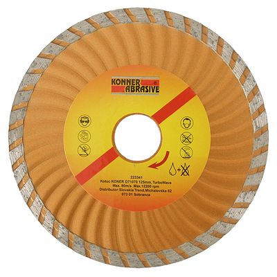 Disc KONNER D71070, 180 mm, diamond, Turbo Wave