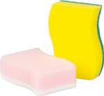 Sponge MagicHome, dish sponge, 110x70x30 mm, pack. 2 pcs