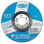 Kotuc Tyrolit 125x7,0x22,2mm, 27, A30P-BFX, oceľ/nerez, Fastcut, Premium ***