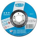 Kotuc Tyrolit 125x7,0x22,2mm, 27, A30P-BFX, oceľ/nerez, Fastcut, Premium ***