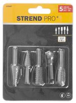 Reszelő Strend Pro RR0731, 5 részes készlet, forgó, szárral