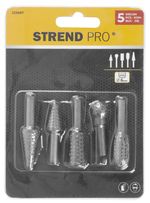Rasp Strend Pro RR0731, 5-piece set, rotary, with shank
