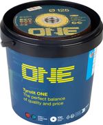 Kotuc Tyrolit ONE 125x1,0mm, 41, A60Q-BFO, ocel/nerez, vedro bal. 100ks