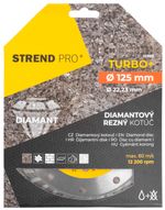 Disc Strend Pro 521C, 125 mm, diamond, Turbo +