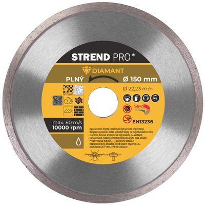 Diamond cutting disc 150 mm Strend Pro, full