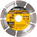 Diamond cutting disc 115 mm Strend Pro, segment