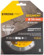 Diamond cutting disc 115 mm Strend Pro, segment