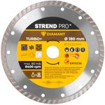 Diamond cutting disc 180 mm Strend Pro, Turbo +
