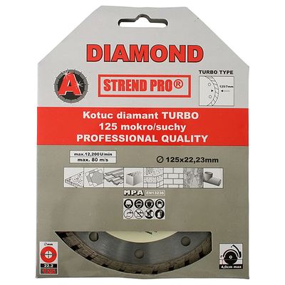 Tárcsa Strend Pro 521C, 150 mm, gyémánt, Turbo +