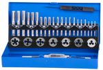 Tap and Die Set Strend Pro SX1033, HSS, 33-piece, M3-M12