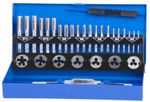 Tap and Die Set Strend Pro SX1033, HSS, 33-piece, M3-M12