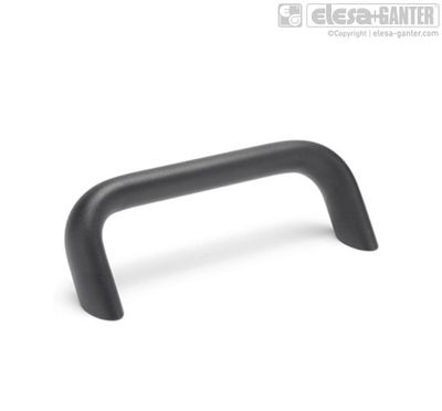Handle Elesa+Ganter GN 565.2-26-128-A-SW, angled
