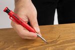 Pencil Strend Pro Premium, with clip, steel tip, carpenter's, marker with sharpener