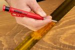 Pencil Strend Pro Premium, with clip, steel tip, carpenter's, marker with sharpener