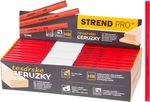Pencil Strend Pro, carpenter's, 250 mm, angular, black lead, Sellbox 72 pcs