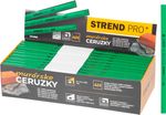 Ceruza Strend Pro, kőműves, 250 mm, fekete bél, szögletes, kőhöz, Sellbox 72 db