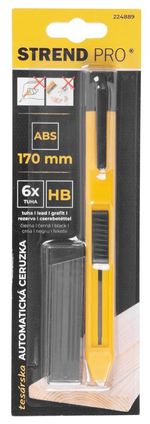 Pencil Strend Pro, extendable, with clip, marker 170 mm, with 6 leads