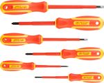 Screwdriver Set Strend Pro SD0118, VDE 6-piece, flat + Phillips, electrician's, 1000V