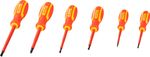 Screwdriver Set Strend Pro SD0118, VDE 6-piece, flat + Phillips, electrician's, 1000V