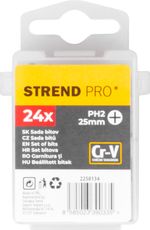 Sada bitov Strend Pro YF40003, 24 dielna, Cr-V