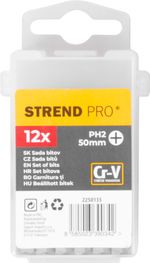 Bit készlet Strend Pro YF40004, 12 részes, Cr-V