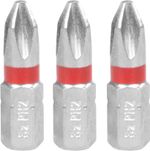 Bit Strend Pro Phillips PH 2, pack of 3 pcs