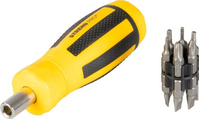 Set of bits with screwdriver 12in1 Strend Pro, bits (25mm)
