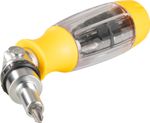 Bit készlet Strend Pro SDX22-114, 14 részes, csuklós racsnis csavarhúzóval