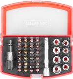 Bit Set Strend Pro EVE-12091, 34-piece, L-25 mm, S2, CrV + bit holder