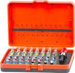 Set of bits 41pcs Strend Pro, with magnetic bit holder, bit 25mm, S2