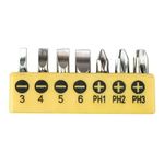Bit készlet Strend Pro YF40516, 7 részes, S2, PLO 3-4-5-6, PH 1-2-3