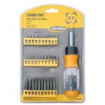 Bit Set Strend Pro BSY240, 44-piece, with ratchet screwdriver, Cr-V