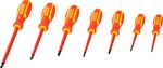 Screwdriver Set Strend Pro YF20719, VDE 7-piece, flat + Phillips, electrician's, 1000V