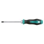 Csavarhúzó Whirlpower® 1713-4, PZ2/100 mm, hatlapfejű, Pozidriv, S2, Szatén, DIN8764