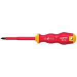 Screwdriver Whirlpower® 1023, PZ1/80 mm, Pozidriv, DIN8764, VDE 1000, electrician's