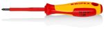 Screwdriver KNIPEX 98 24 01, 187 mm, PH 1, VDE 1000V