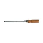 Screwdriver Format 6260-0140, Cr-V, flathead, wooden handle