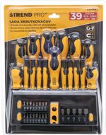 Screwdriver and Bit Set Strend Pro SDB139, 39-piece, TX+PH+ flat