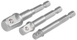 Adapter készlet Strend Pro, fúróhoz, 1/4", 3/8", 1/2"